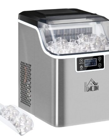Isterningmaskine Isterningdispenser Ismaskine 20kg 24t   3l Isterningmaskine Med   2l Vandtank  Sølv