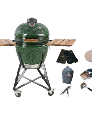 Kamado Sumo Midi Kulgrill    Tilbehørspakke  Grøn