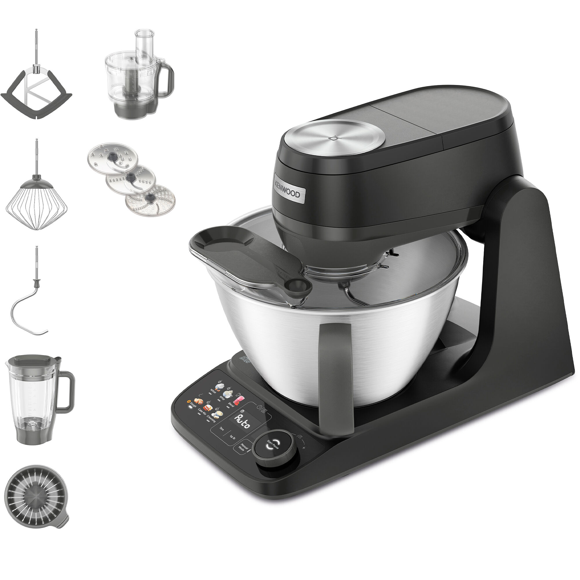 Kenwood Khc40 050 Bk Køkkenmaskine Sort