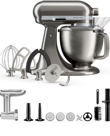 Kitchenaid Artisan Plus     Liter Med Kødkværn  Medallion Silver