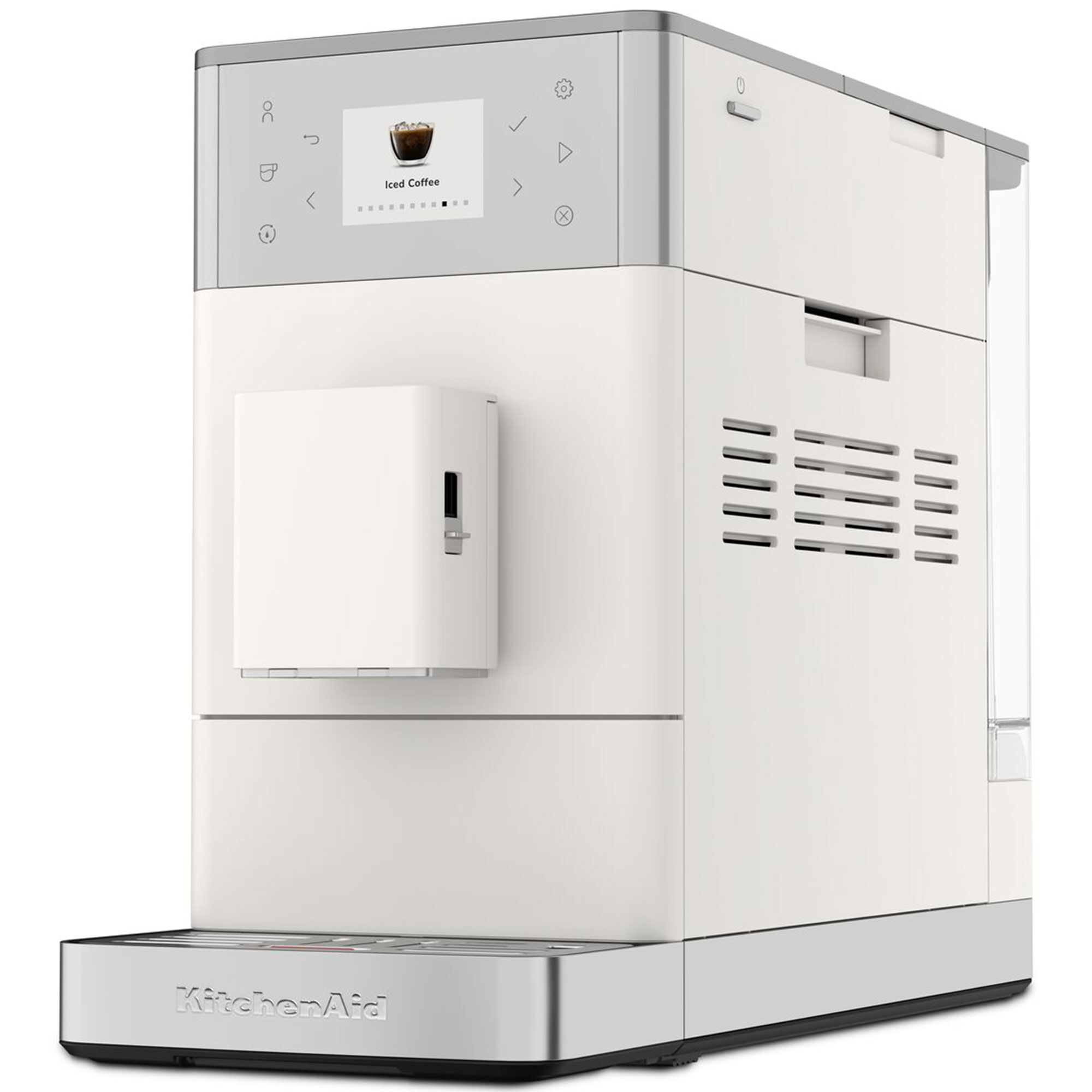 Kitchenaid Fuldautomatisk Espressomaskine Kf3 Med Iskaffe-funktion Porcelain White