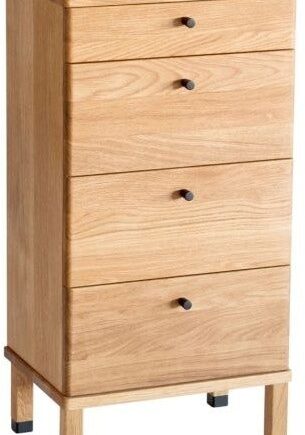 Kommode Oscarssons Möbel Cora Lakeret Egetræ Høj   Smal H79ã B40ã D31   Cm   Store    Lille Skuffe
