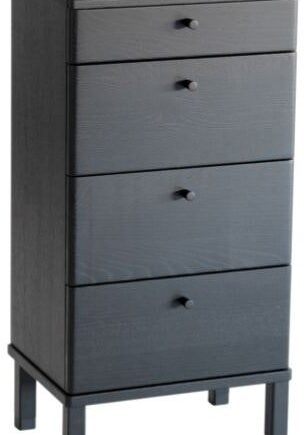 Kommode Oscarssons Möbel Cora  Sortbejdset Egetræ    Skuffer  H79ã B40ã D31   Cm