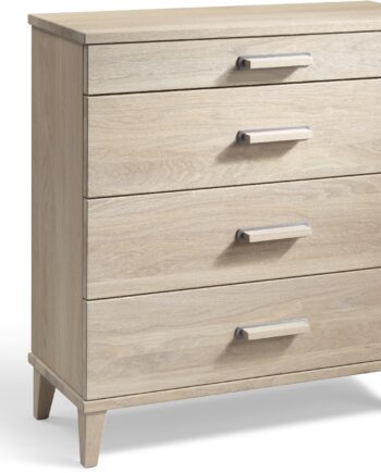 Kommode Oscarssons Möbel Malva Hvidolieret Egetræ     Skuffer  76ã 70ã 31 Cm