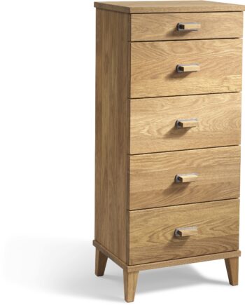 Kommode Oscarssons Möbel Malva   Olieret Egetræ    Skuffer  H94    B40    D31 Cm