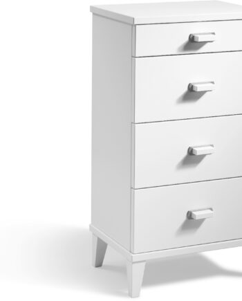 Kommode Oscarssons Möbel Malva   Skuffer H76ã B40ã D31 Cm Hvidlakeret Mdf