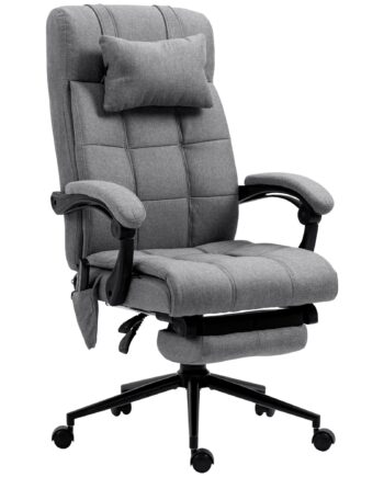 Kontorstol Med Massagefunktion  Ergonomisk  66x76x112-120cm  Grå