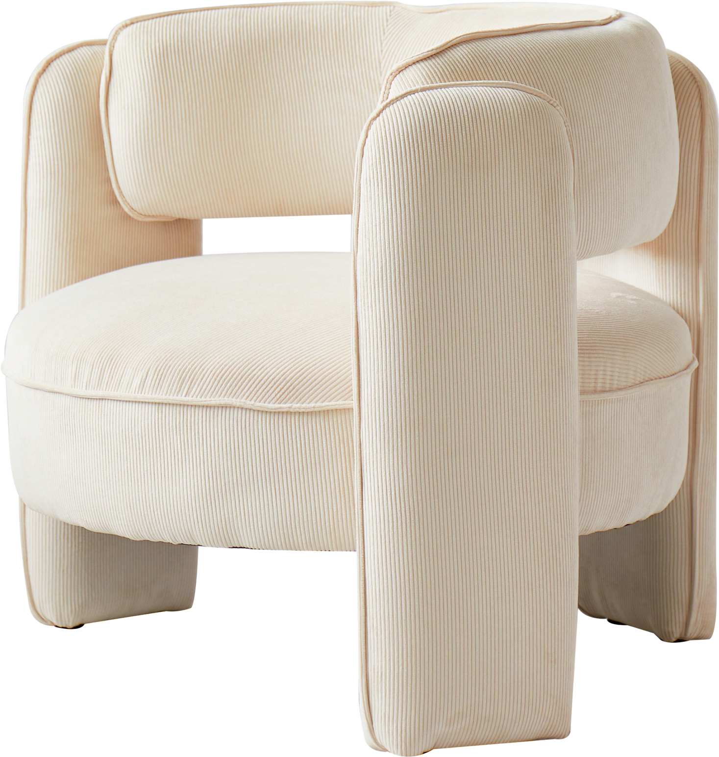 Loungestol Hvilestol Nordlys Furniture Bangui Oeko-tex Fløjl Beige 85x79x71 Cm