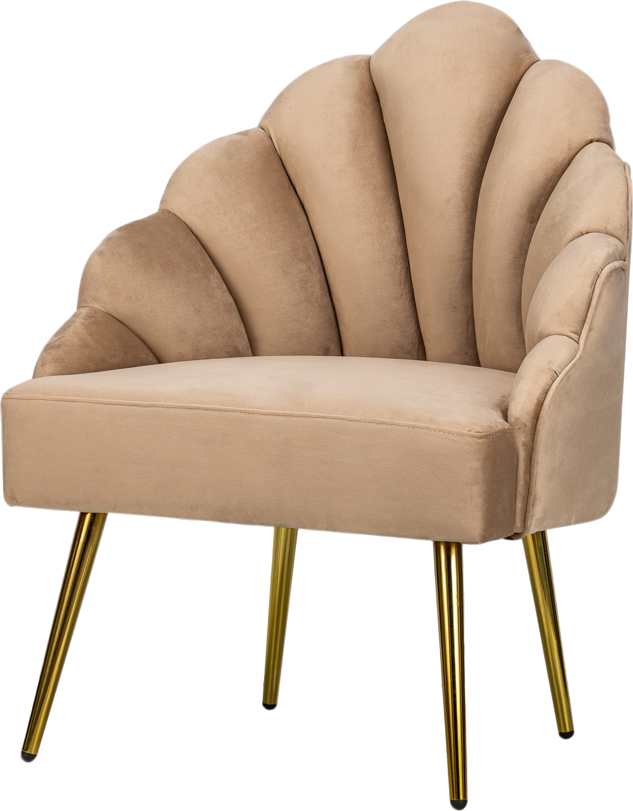Loungestol Lænestol Bolge Fra Nordlys Furniture   Beige Velour 89ã 63ã 60 Cm