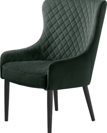 Loungestol Lænestol Nordique Design Ottowa Fløjl Grøn