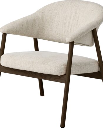 Loungestol Nordique Design Elk Lænestol 100  Polyester Sand Mørk Natur H76   B68     D71 Cm