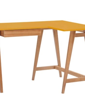 Luka Hjørneskrivebord   115cm     85cm Gul Eg Højre Side