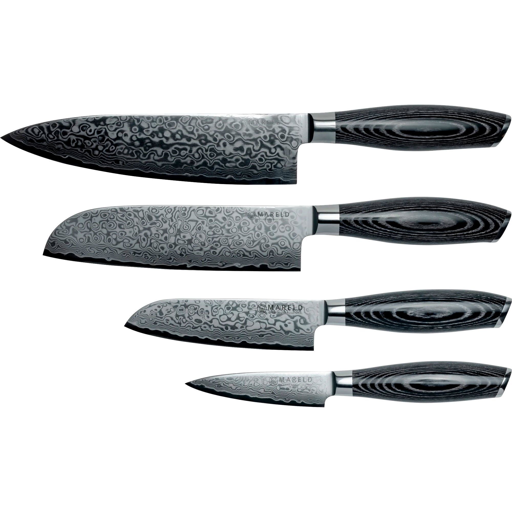 Mareld Akio Knivsæt Knive Sort