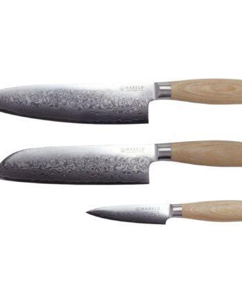 Mareld Akio Santoku Knivsæt    Knive