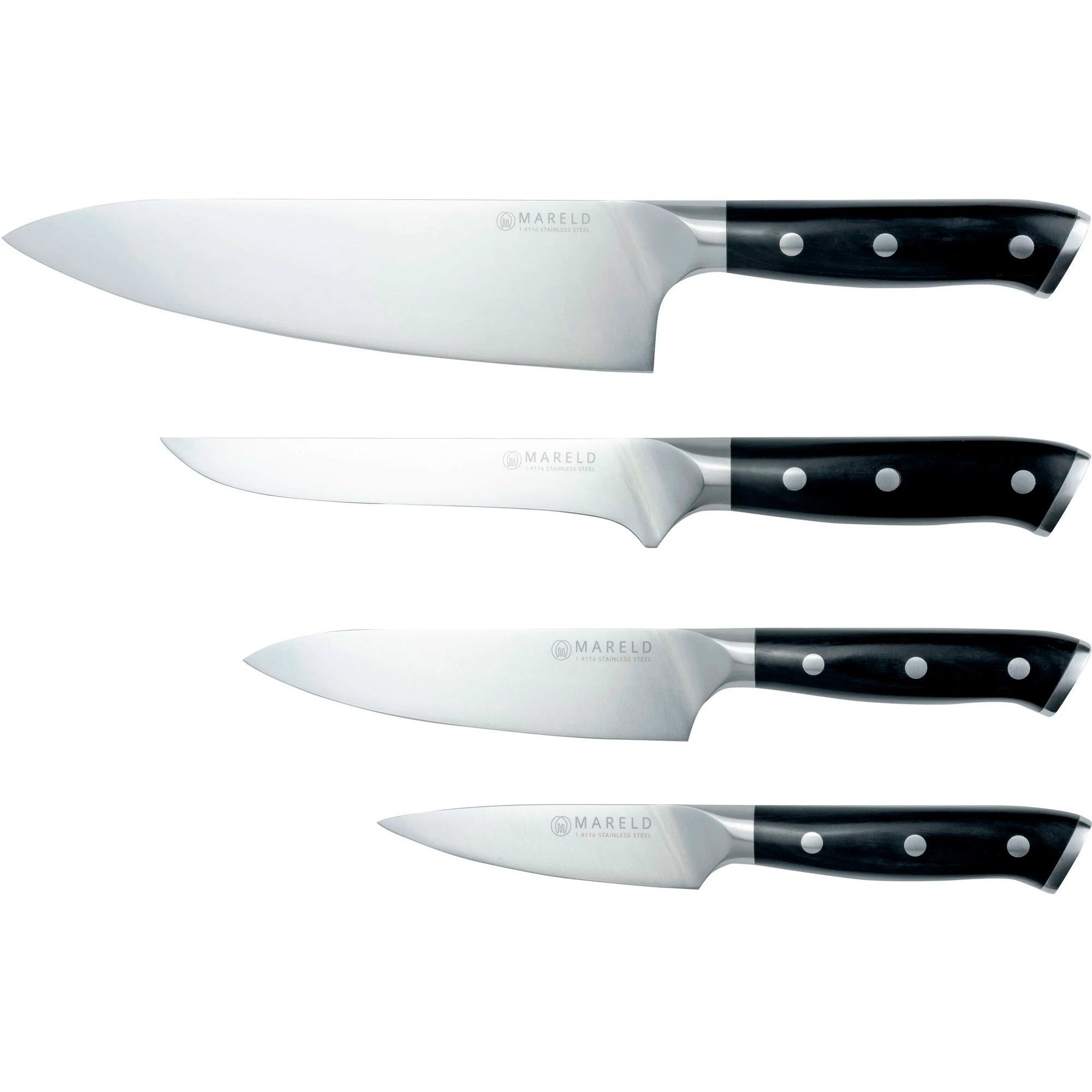 Mareld Knivsæt Knive Sort
