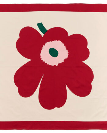 Marimekko Unikko Dug 140    140 Cm  Cranberry Rose