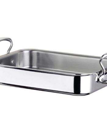 Mauviel Cook Style Ovnfast Fad   Stål  30   20 Cm
