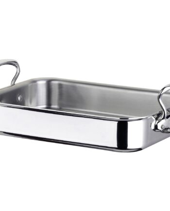 Mauviel Cook Style Ovnfast Fad   Stål  35   25 Cm