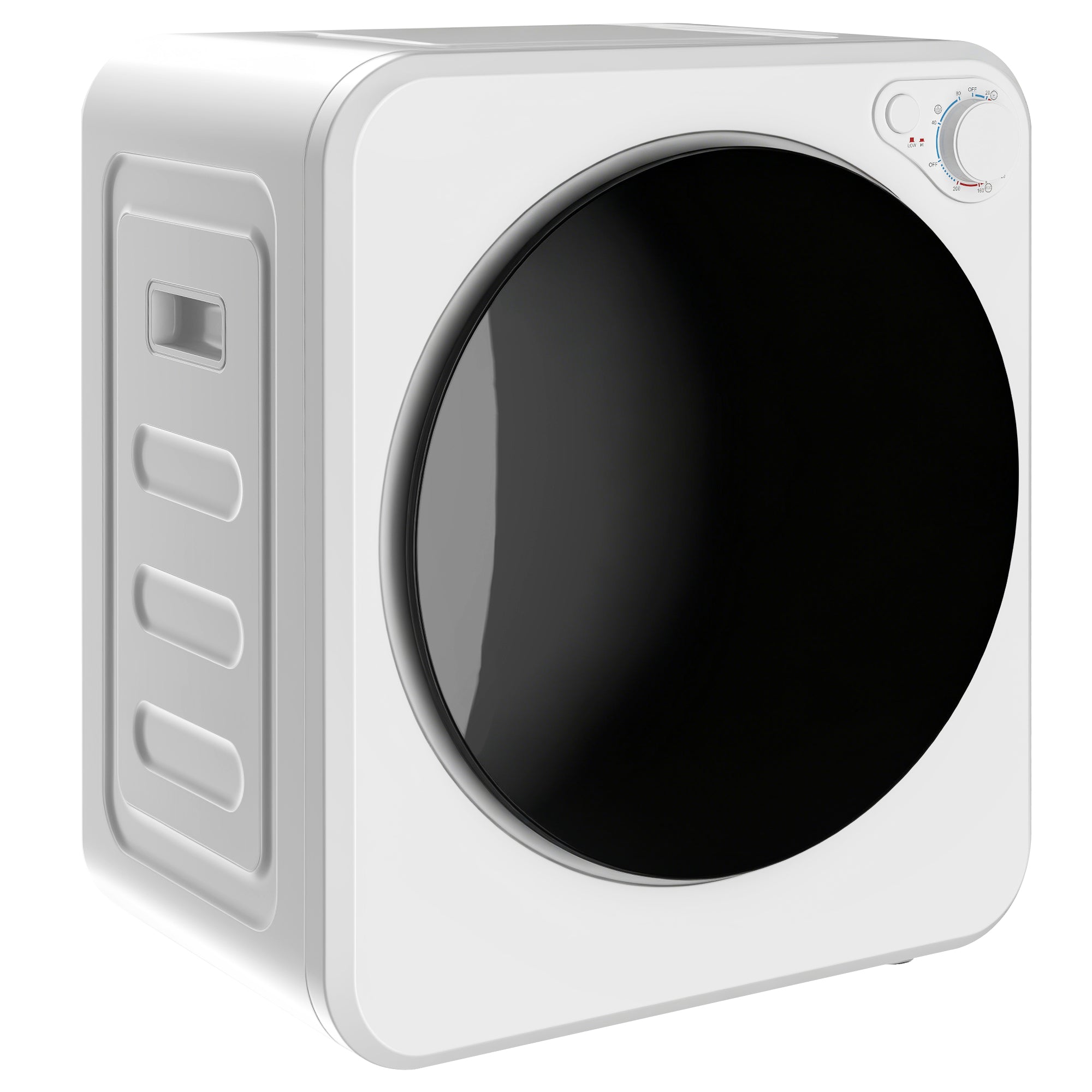 Mini Tørretumbler Kg Kapacitet Programmer Op Til 60â 800w 400w Udluftet Tørretumbler Med Tromle Rustfrit Stål Hvid