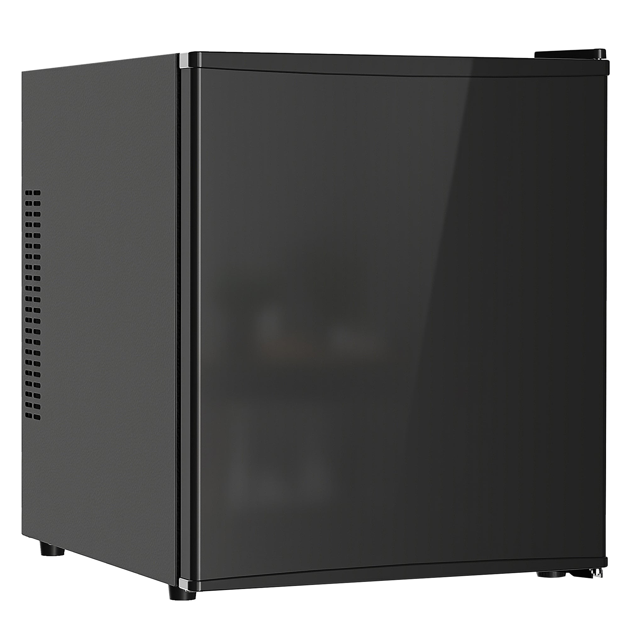 Minikøleskab 44l 46 Dåser Lille Køleskab Med Justerbar Termostat 43   51   51   Cm  Sort