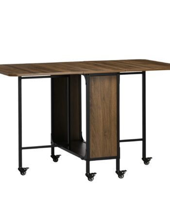 Mobilt Klapbord    Klapflader  130 Cm   80 Cm   74 Cm  Brun