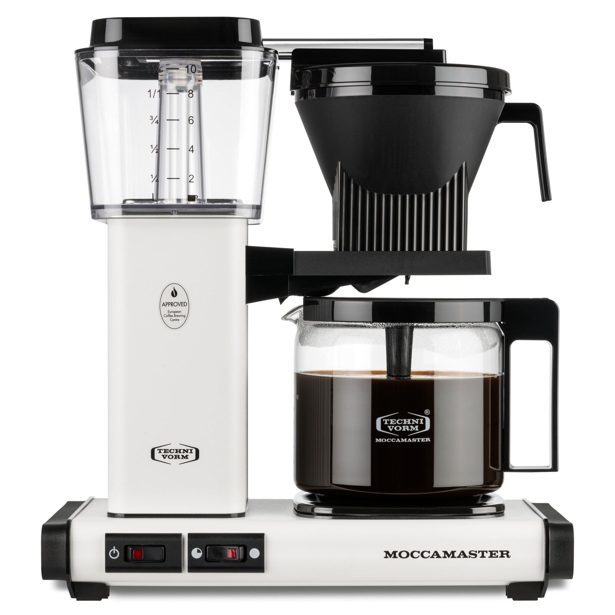 Moccamaster Automatic Kaffemaskine 25 Liter Mat Hvid