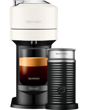 Nespresso Vertuo Next Value Pack Kaffemaskine Og Mælkeskummer  Hvid