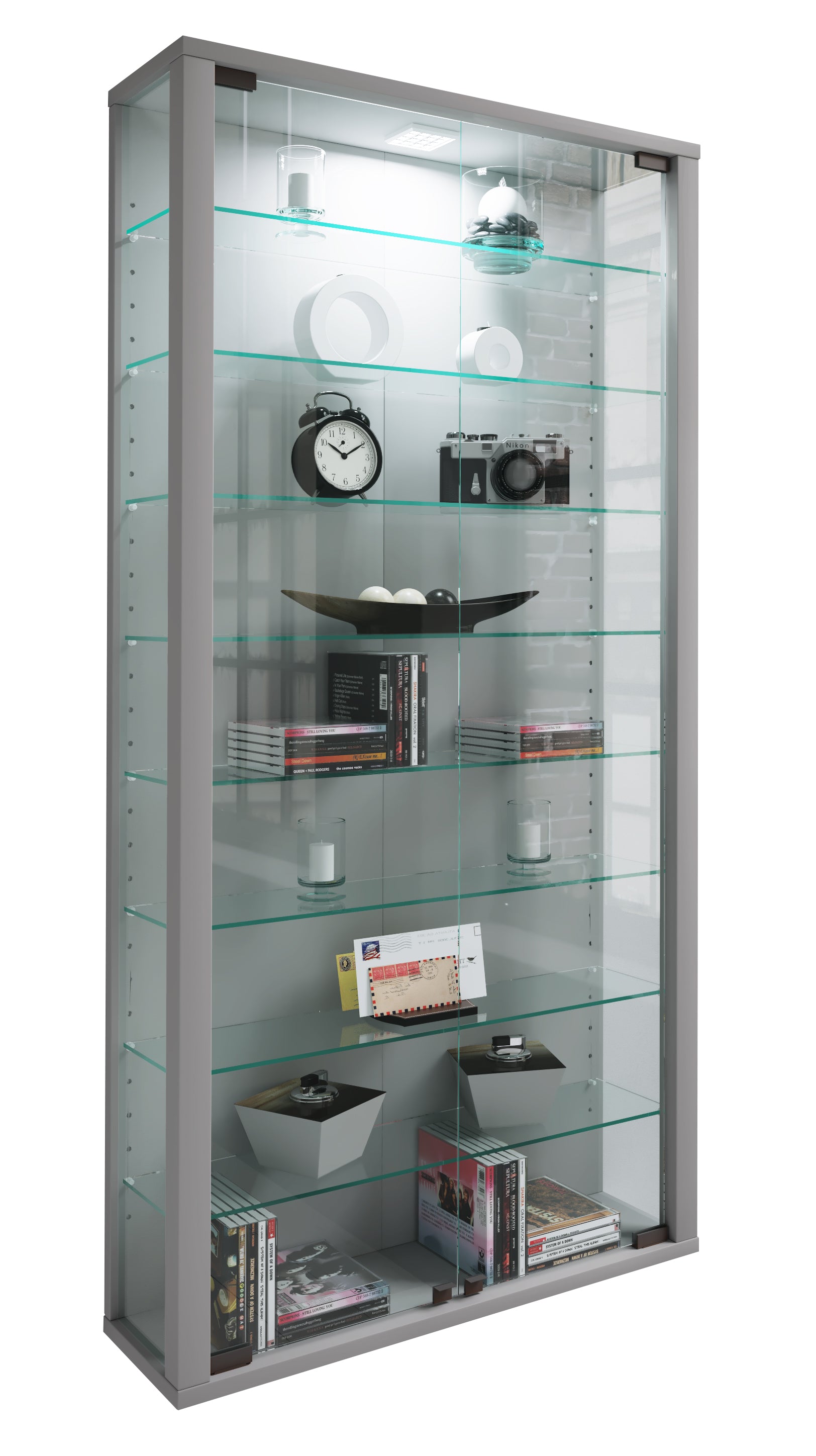 Overskab  Quot Vitrosa Maxi Quot  Med Led