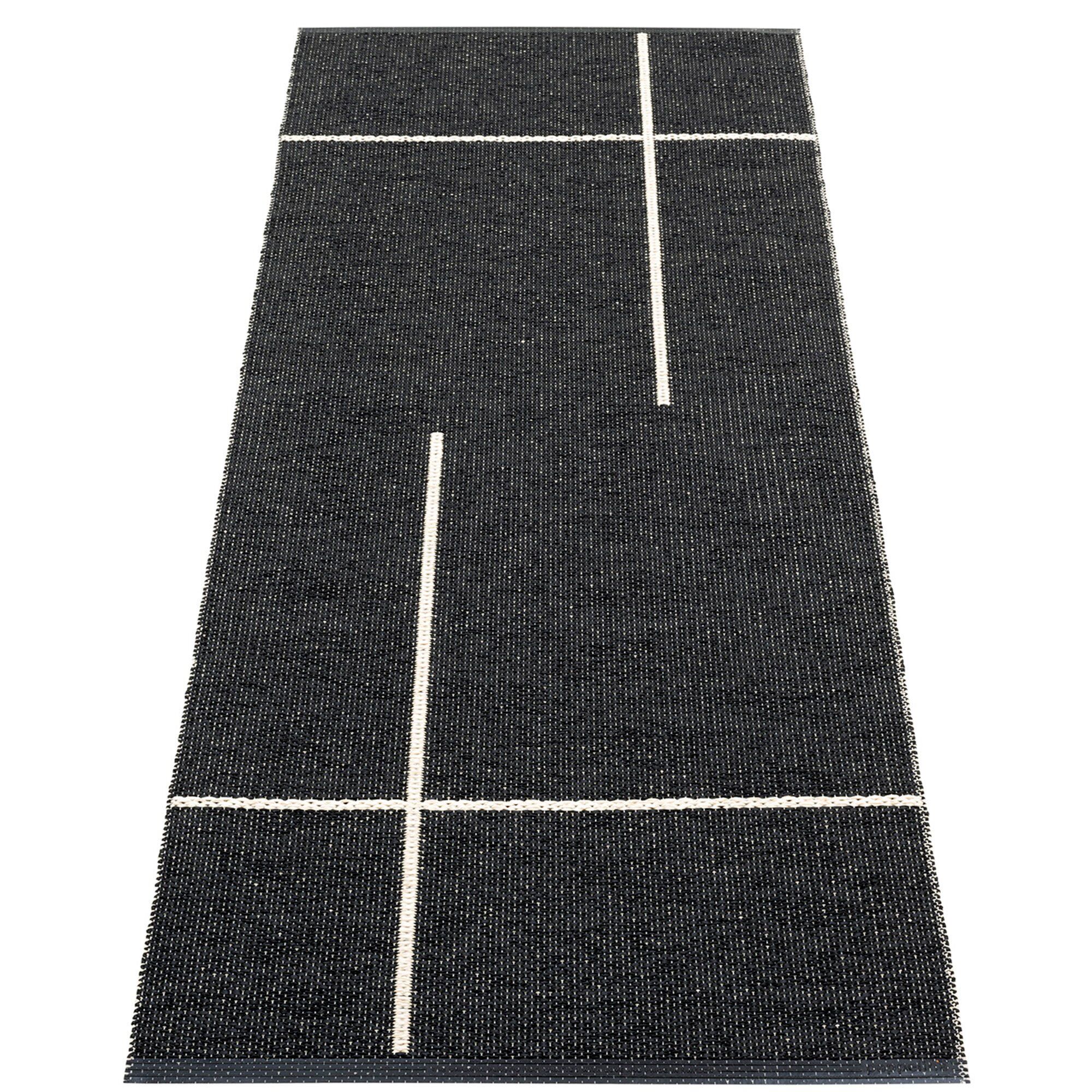 Pappelina Gulvtæppe Fred 70 270 Cm Black Vanilla