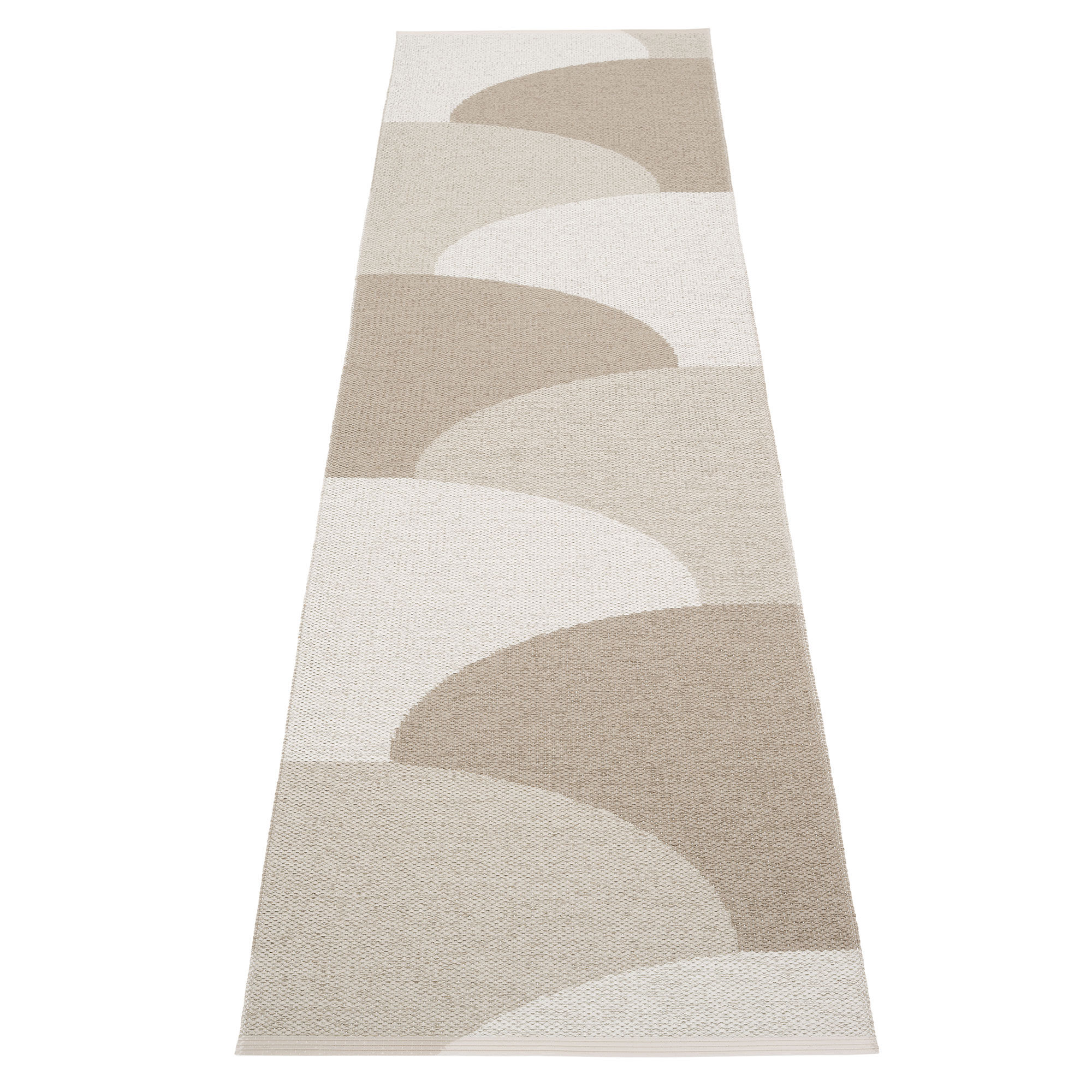 Pappelina Hill Tæppe 70x270 Cm Dark Linen Linen Fossil Grey