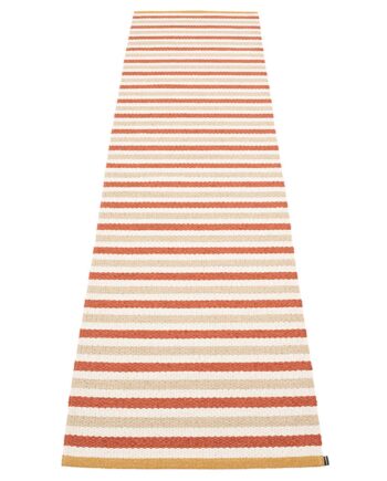 Pappelina Teo Gulvtæppe 70 Cm   300 Cm  Brick Beige Vanilla