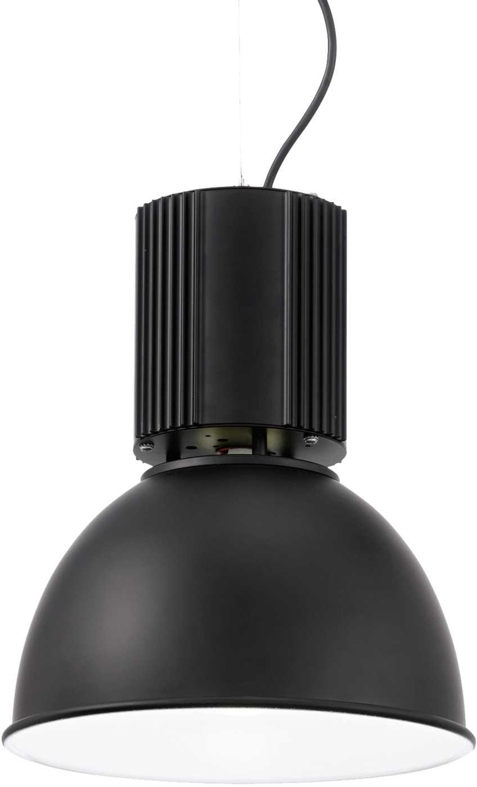 Pendellampe Ideal Lux Hangar Sort ø32 Cm Justerbar Højde 55-170 Cm