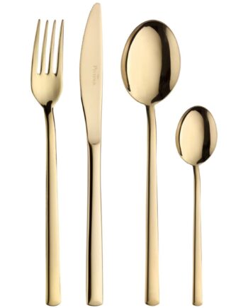 Pintinox Synthesis Bestiksæt 24 Dele  Guld