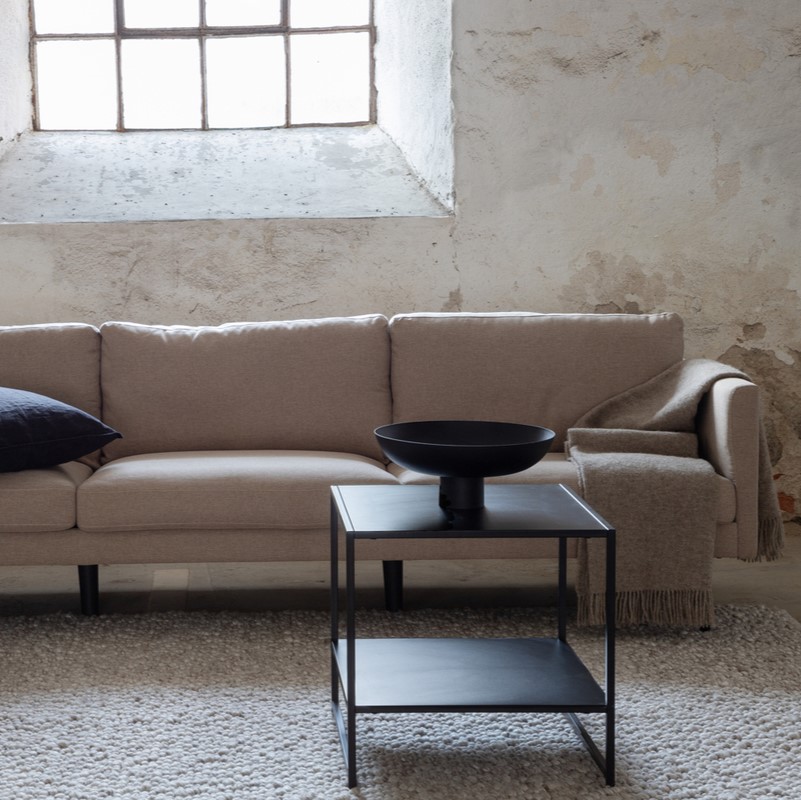 Polar Sofa  -personers   Brunt Stof