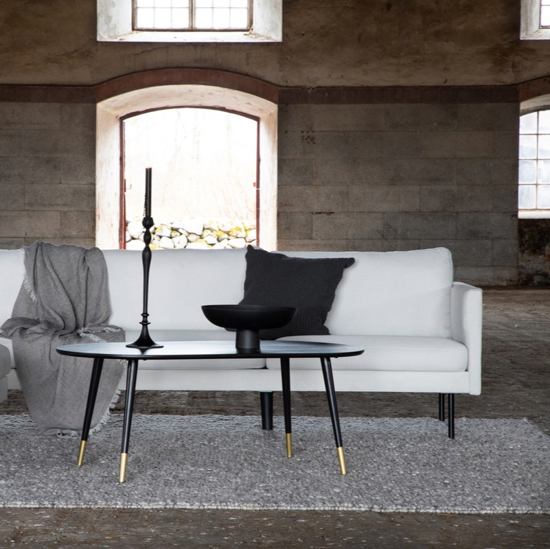 Polar Sofa  -personers   Hvidt Stof