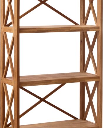 Reol Nordique Design  -shelfs  Egetræ Natur  Hyllesystem Opbevaring  H198   B30   L70 Cm