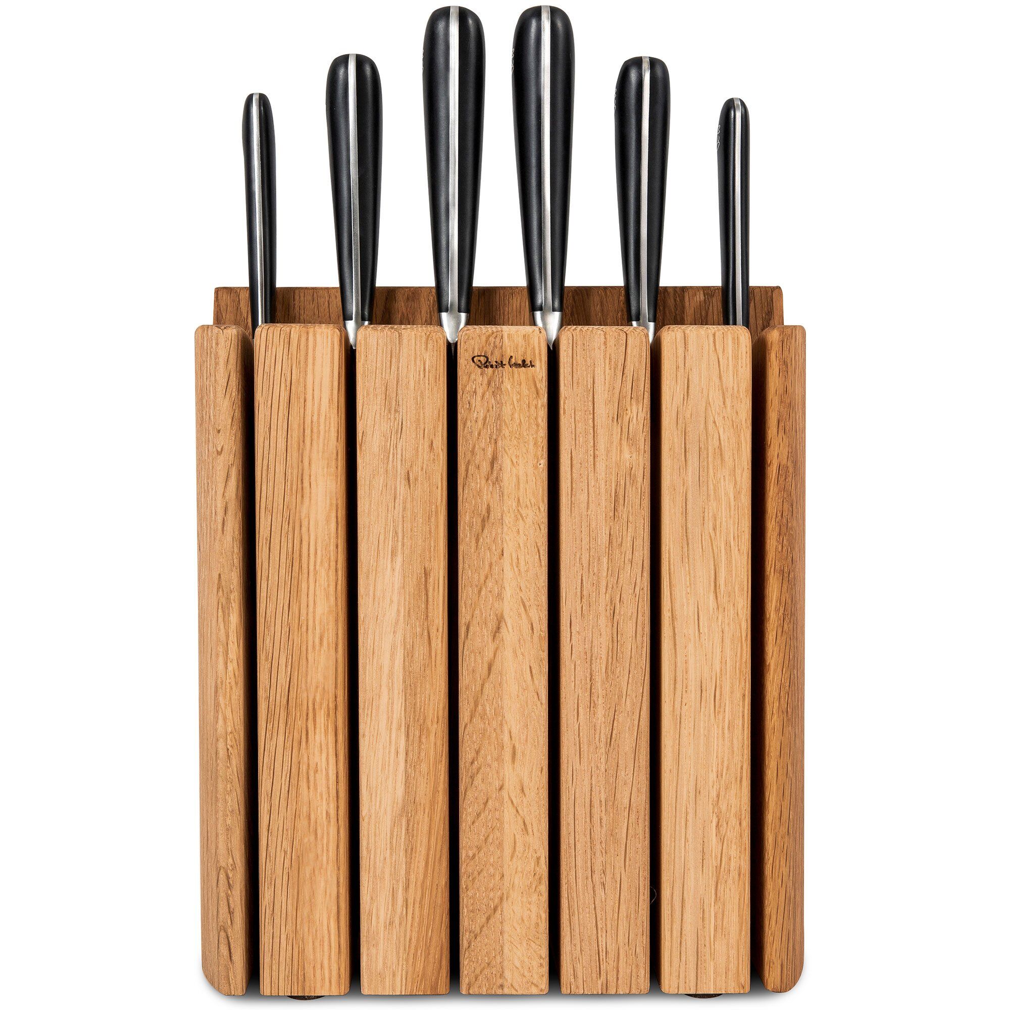 Robert Welch Signature Book Oak Knivblok Med Knive