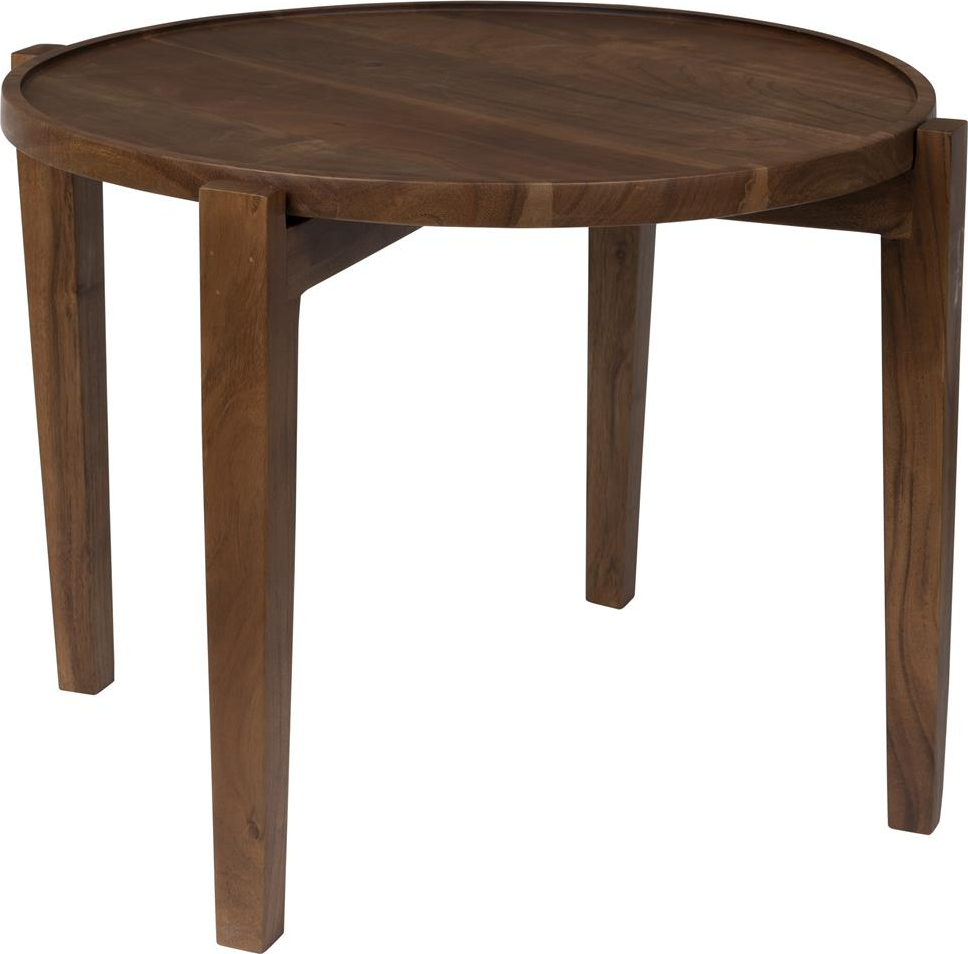 Rundt Sofabord Dutchbone Shane   Akacietræ Kaffe-brun ø59   H40 Cm Vintage