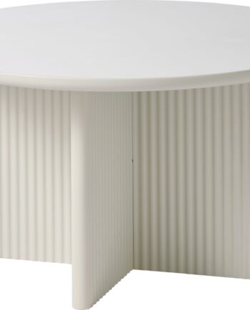 Rundt Sofabord Nordique Design Palma Greige Mdf ø80ã H45 Cm Kaffebord