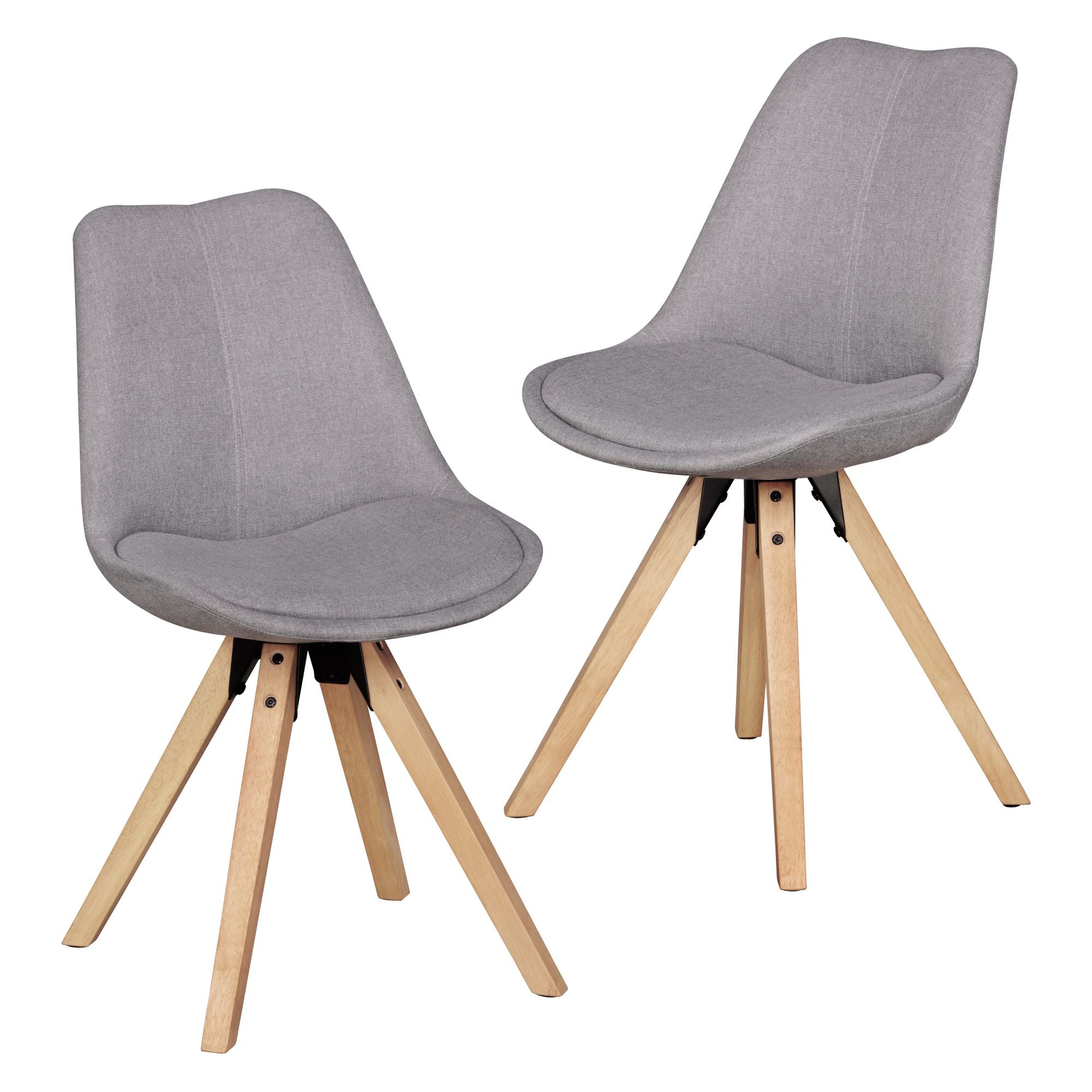 Sæt Af   Spisestole Lima Retro Grå