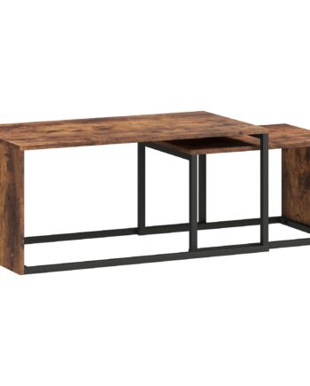 Sæt Med   Sofaborde  Sofaborde  Sideborde  Spånplade  Metal  90   48   42 Cm 59   42   36 Cm  Sort Brun