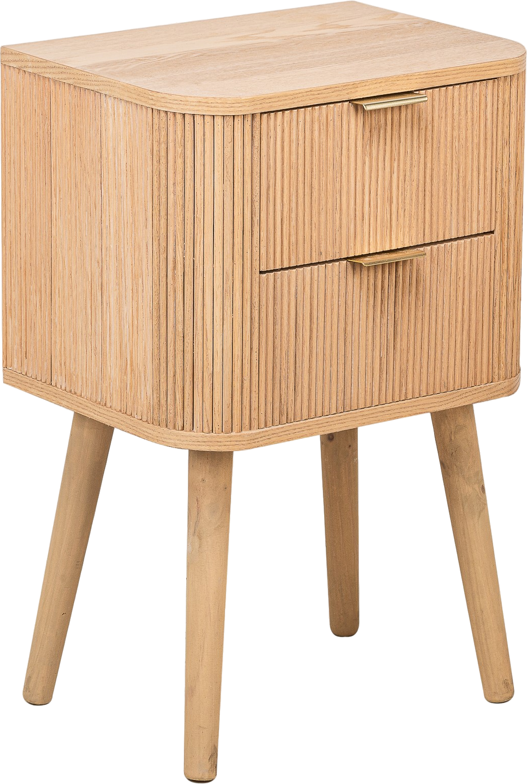 Sengebord Nordlys Furniture Bali2t   Fsc-træ Natbord Med   Askefinerskuffer  62x40x30 Cm  Natur