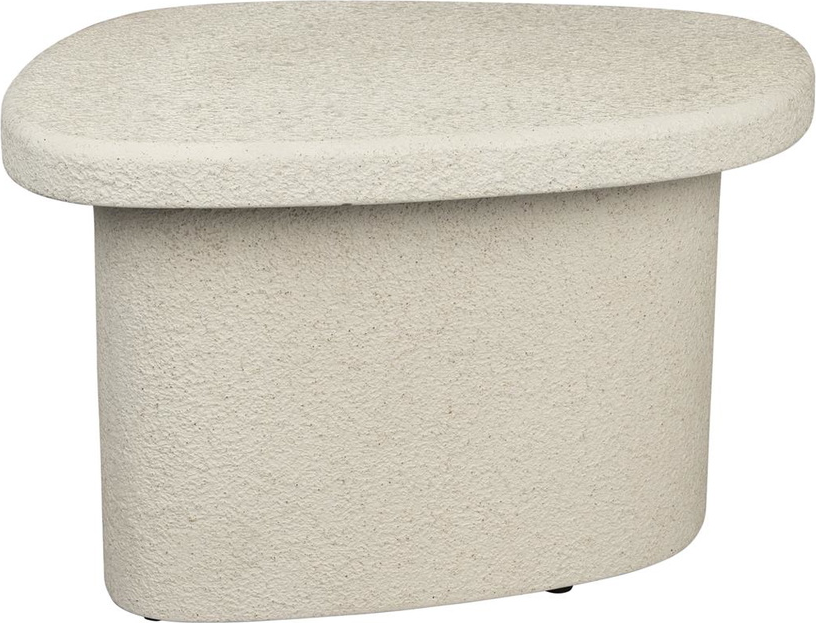 Sidebord Småbord Dutchbone Veda Lysgrå Genbrugsmarmor H35xb41xl56 Cm