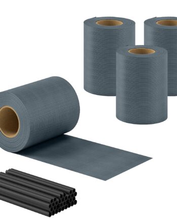 Skærmstrimler  Sæt Med    Plastik  Uv-bestandig  Vandtæt Skærm Med Fastgørelsesclips  140     19 Cm  Grå