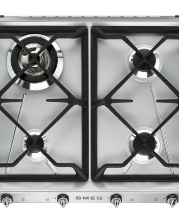 Smeg 59   Cm Victoria Design Gaskogeplade  Rustfrit Stål
