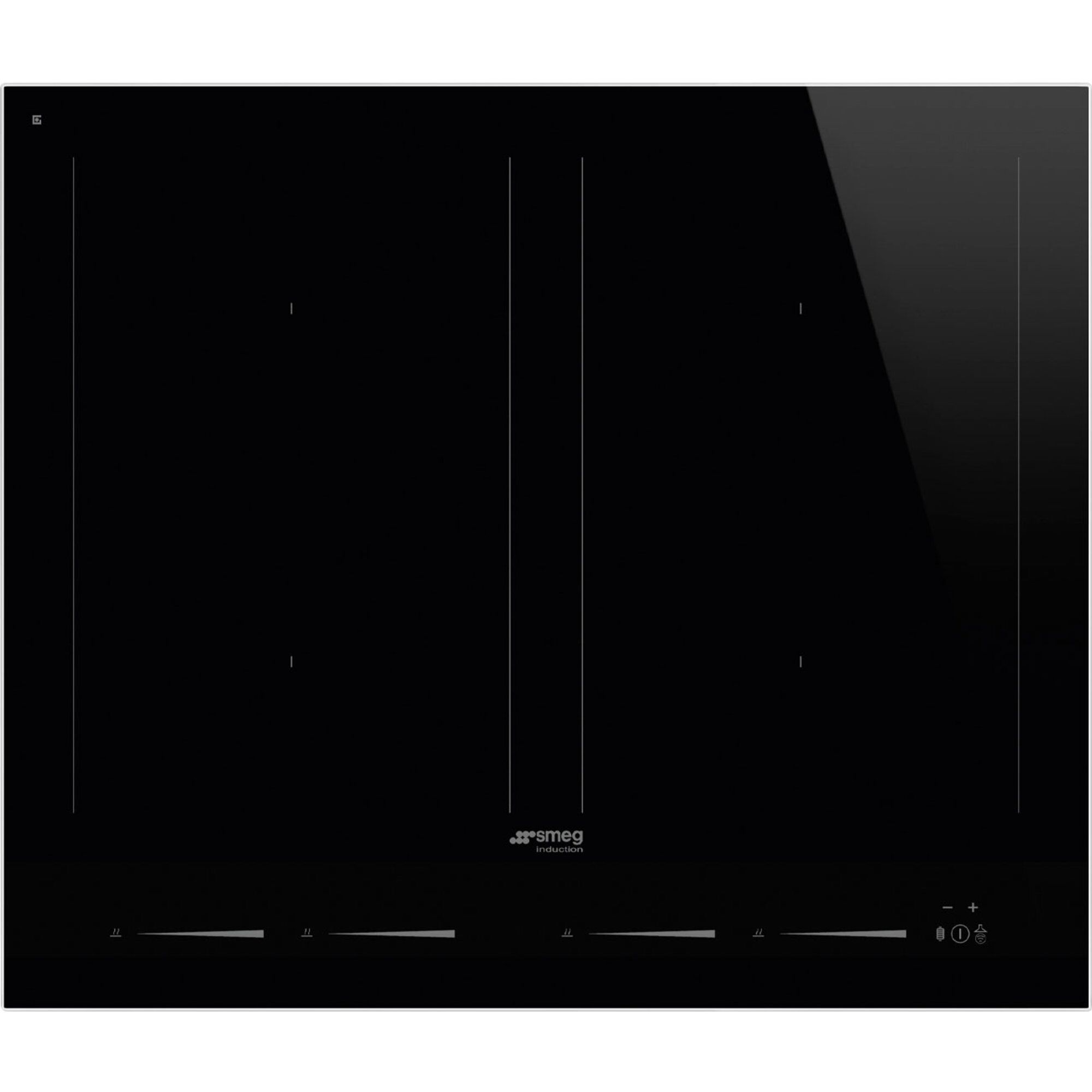 Smeg Sim1644d Linea Induktionskogeplade 60 Cm Sort
