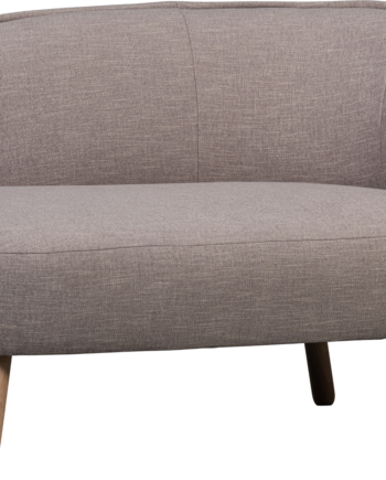 Sofabænk Woood Hazel Højrevendt Grå Polstret 110x76x70 Cm