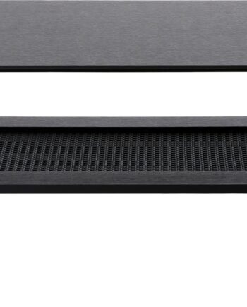 Sofabord Nordique Design Pensacola  Sort Metal Mdf  110   55 Cm  H40 Cm