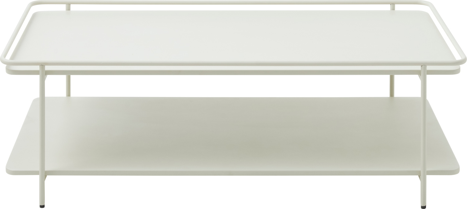 Sofabord Nordique Design Yuba Lysgrå Metal Loungebord L110ã D55ã H34 Cm