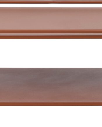 Sofabord Nordique Design Yuba Metalrør Metal Terracotta H34 3ã B110ã D55 Cm